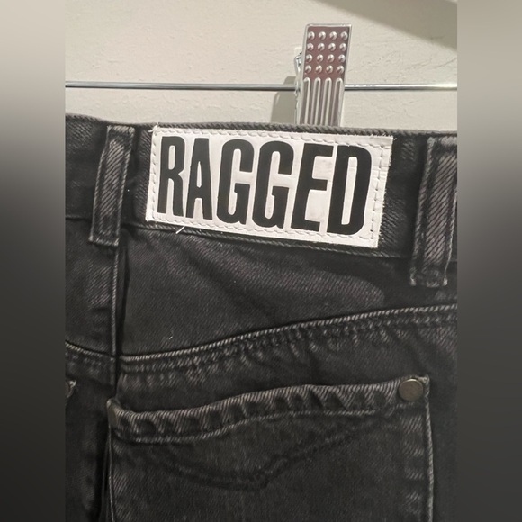 The Ragged Priest Jeans, Black Denim/Red Bolt - Picture 8 of 10